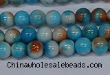 CMJ576 15.5 inches 6mm round rainbow jade beads wholesale