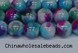 CMJ613 15.5 inches 10mm round rainbow jade beads wholesale