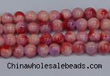 CMJ617 15.5 inches 4mm round rainbow jade beads wholesale