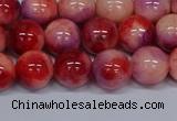 CMJ620 15.5 inches 10mm round rainbow jade beads wholesale