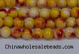 CMJ646 15.5 inches 6mm round rainbow jade beads wholesale