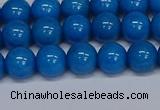 CMJ66 15.5 inches 8mm round Mashan jade beads wholesale