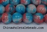 CMJ663 15.5 inches 12mm round rainbow jade beads wholesale