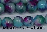 CMJ691 15.5 inches 12mm round rainbow jade beads wholesale