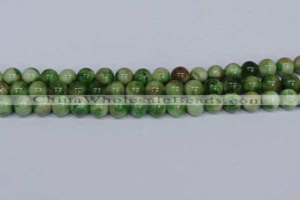 CMJ705 15.5 inches 12mm round rainbow jade beads wholesale