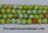 CMJ736 15.5 inches 4mm round rainbow jade beads wholesale