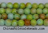 CMJ737 15.5 inches 6mm round rainbow jade beads wholesale