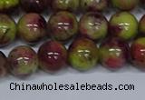 CMJ746 15.5 inches 10mm round rainbow jade beads wholesale