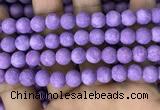 CMJ818 15.5 inches 10mm round matte Mashan jade beads wholesale