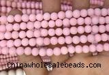 CMJ821 15.5 inches 6mm round matte Mashan jade beads wholesale