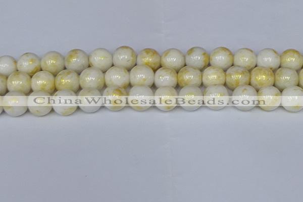 CMJ904 15.5 inches 12mm round Mashan jade beads wholesale