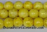 CMJ906 15.5 inches 6mm round Mashan jade beads wholesale