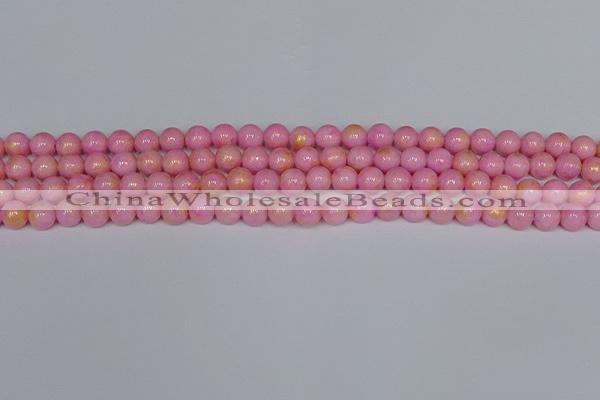 CMJ915 15.5 inches 4mm round Mashan jade beads wholesale
