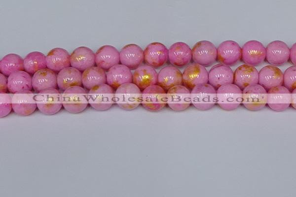 CMJ919 15.5 inches 12mm round Mashan jade beads wholesale