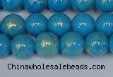 CMJ951 15.5 inches 6mm round Mashan jade beads wholesale