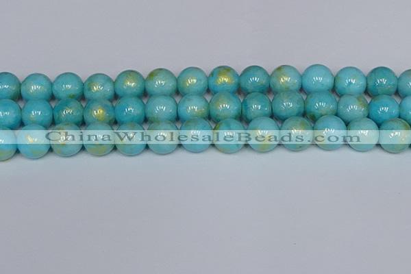 CMJ968 15.5 inches 10mm round Mashan jade beads wholesale