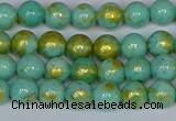 CMJ970 15.5 inches 4mm round Mashan jade beads wholesale