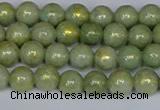 CMJ980 15.5 inches 4mm round Mashan jade beads wholesale