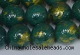 CMJ993 15.5 inches 10mm round Mashan jade beads wholesale