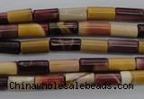 CMK104 15.5 inches 6*11mm tube mookaite beads wholesale