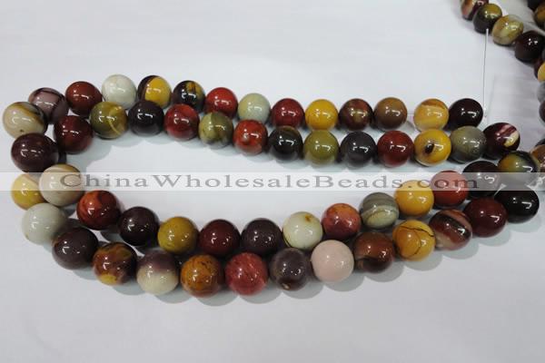 CMK206 15.5 inches 14mm round mookaite gemstone beads wholesale