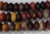 CMK221 15.5 inches 6*10mm rondelle mookaite gemstone beads