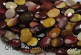 CMK23 15.5 inches 10*14mm faceted oval mookaite beads wholesale