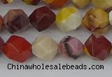 CMK325 15.5 inches 8mm faceted nuggets mookaite gemstone beads