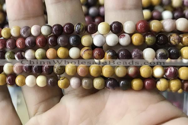 CMK331 15.5 inches 6mm round mookaite beads wholesale