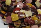 CMK40 15.5 inches 10*10mm faceted square mookaite beads wholesale