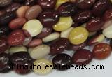 CMK73 15.5 inches 8*10mm oval mookaite gemstone beads wholesale