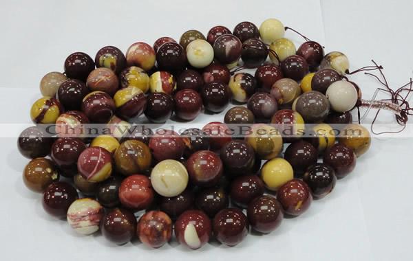 CMK81 15.5 inches 16mm round mookaite gemstone gemstone beads