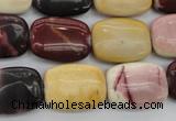 CMK98 15.5 inches 15*20mm rectangle mookaite beads wholesale