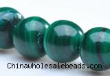 CMN01 A grade 3mm round natural malachite beads Wholesale