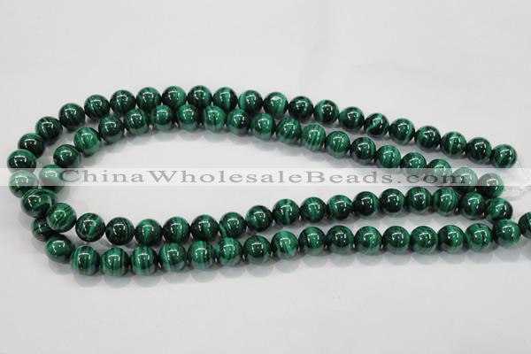 CMN153 AA grade 12mm round natural malachite beads Wholesale