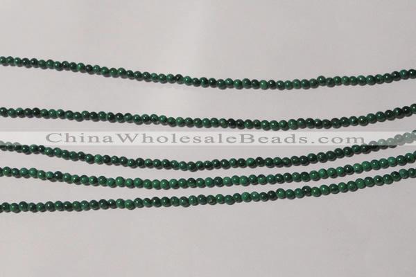 CMN200 15.5 inches 2mm round natural malachite beads wholesale