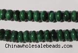 CMN205 15.5 inches 5*8mm rondelle natural malachite beads wholesale