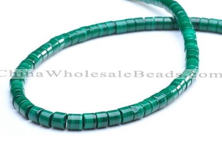 CMN23 3*4mm column shape A grade natural malachite beads