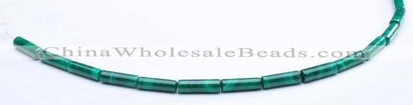 CMN24 5*13mm column shape A grade natural malachite beads