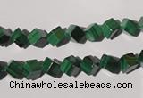 CMN245 15.5 inches 4*4mm cube natural malachite beads wholesale