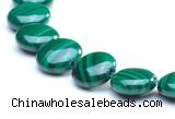 CMN25 A grade 4*8mm coin shape natural malachite beads Wholesale