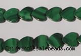 CMN262 15.5 inches 10*10mm heart natural malachite beads wholesale