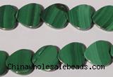 CMN263 15.5 inches 12*12mm heart natural malachite beads wholesale