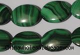 CMN275 15.5 inches 15*20mm oval natural malachite beads wholesale