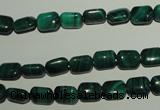 CMN300 15.5 inches 6*8mm rectangle natural malachite beads wholesale