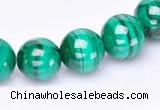 CMN38 AB grade 6mm round natural malachite beads Wholesale