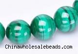 CMN39 AB grade 8mm round natural malachite beads Wholesale