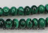 CMN400 15.5 inches 4*6mm rondelle natural malachite beads wholesale