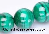 CMN41 AB grade 12mm round natural malachite beads Wholesale