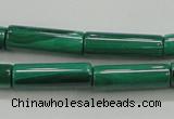 CMN411 15.5 inches 4*13mm tube natural malachite beads wholesale